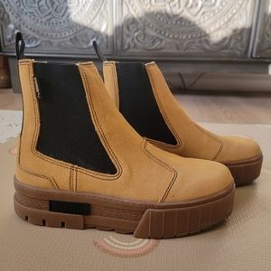 Puma, Womens, Mayze Chelsea Suede Boot, 8.5, Taffy